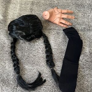 Black Braided Hairpiece